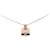 Gold Hermès Gold Plated and Enamel Eileen Pendant Necklace Golden  - view 1