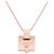 Gold Hermès Gold Plated and Enamel Eileen Pendant Necklace Golden  - view 2
