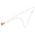 Gold Hermès Gold Plated and Enamel Eileen Pendant Necklace Golden  - view 4