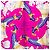 Rosa Hermès Fleurs et Raisins Seidentuch 90 Scarves Pink - Ansicht 6