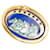 Blue Hermès Enamel Chevaux Pin Brooch  - view 1
