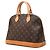 Borsa Louis Vuitton Monogram Alma PM marrone - vista 2