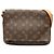 Borsa a tracolla Louis Vuitton Monogram Musette Tango con tracolla corta marrone