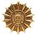 Spilla Sunburst Shield placcata oro Gold Chanel D'oro
