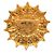 Spilla Sunburst Shield placcata oro Gold Chanel D'oro - vista 2