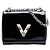 Bolso bandolera Black Louis Vuitton Vernis Monogram Twist PM Negro