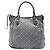 Louis Vuitton Monogram Mini Lin Angele Satchel Tasche grau