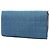 Borsa a tracolla Chanel CC Chocolate Bar in denim blu - vista 2