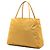 Tote City in Tessuto giallo Prada - vista 2