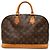 Borsa Louis Vuitton Monogram Alma PM marrone