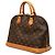 Borsa Louis Vuitton Monogram Alma PM marrone - vista 2