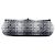 Borsa a tracolla Chanel Medium Classic Quilted Tweed Double Flap nera Nero - vista 3