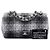 Borsa a tracolla Chanel Medium Classic Quilted Tweed Double Flap nera Nero - vista 7