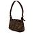 Borsa a tracolla in tela Zucca marrone Fendi - vista 2