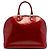 Borsa Louis Vuitton Monogram Vernis Alma GM rossa Rosso
