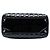 Tote North South Chanel CC trapuntato in vernice nero - vista 3