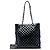 Tote North South Chanel CC trapuntato in vernice nero - vista 6