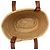 Borsa Tote LOEWE Small Raffia Anagram beige - vista 4