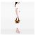 Borsa Tote LOEWE Small Raffia Anagram beige - vista 6