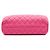 Borsa bowling Pink Chanel Small Quilted Jersey Just Mademoiselle Rosa - vista 3