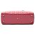 Borsa Lady Dior Large in vernice cannage rosa - vista 3