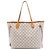 Borsa Tote Neverfull MM in Damier Azur bianco Louis Vuitton