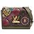 Twist Borsa a tracolla marrone Louis Vuitton Monogram Boite Chapeaux Souple MM