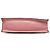 Borsa a tracolla Prada Glace Calf Etiquette rosa - vista 3