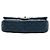 Borsa a tracolla Chanel Paris Salzburg Medium in vernice e pelle di capra blu con occhielli CC - vista 3