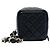 Schwarze Chanel CC gesteppte Lammhaut Cube Wristlet Vanity Case - Ansicht 3