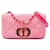 Borsa Dior Medium Denim Macrocannage Caro Rosa