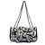 Borsa a tracolla Flap in seta e pelle di agnello bianca Chanel Coco Mademoiselle Bianco