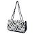 Borsa a tracolla Flap in seta e pelle di agnello bianca Chanel Coco Mademoiselle Bianco - vista 2