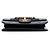 Borsa a tracolla Chanel Large Quilted Sheepskin Front Chain Flap Nera Nero - vista 3
