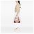 Borsa Prada Saffiano Trimmed Canvas Canapa marrone - vista 6