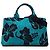 Borsa Tote e Borsa Satchel Prada Blue Canvas Canapa Hawaii