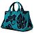 Borsa Tote e Borsa Satchel Prada Blue Canvas Canapa Hawaii - vista 2