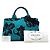 Borsa Tote e Borsa Satchel Prada Blue Canvas Canapa Hawaii - vista 7