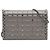 Borsa a tracolla Chanel Small Lambskin Chocolate Bar CC Piercing Studded Chain Flap Grigia Grigio