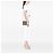 Borsa a tracolla Chanel Small Lambskin Chocolate Bar CC Piercing Studded Chain Flap Grigia Grigio - vista 11