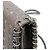 Borsa a tracolla Chanel Small Lambskin Chocolate Bar CC Piercing Studded Chain Flap Grigia Grigio - vista 9