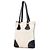 Tote in tela Canapa con bordi in Vitello marrone Prada - vista 2