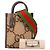 Borsa satchel Gucci Mini Jumbo GG Canvas Web marrone - vista 10