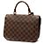 Borsa Beaumarchais in Damier Ebene marrone Louis Vuitton - vista 2