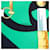 Sciarpa in seta Hermès Eperon d Or verde 90  - vista 4