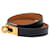 Bracelet Kelly Double Tour en cuir Swift noir Hermès  - vue 2