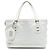 Tote Gucci Guccissima Techno Tag bianco
