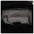 Borsa a Spalla Chanel Jersey CC Chocolate Bar Nera Nero - vista 4