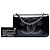 Wallet On Chain Borsa a tracolla Chanel CC in vernice nera con strass Nero - vista 7