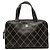 Borsa Chanel CC in agnello nero con cuciture wild stitch